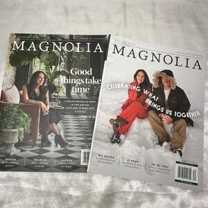 Magnolia Journal Magazine Lt 2023 Issues 26 29 Spring Winter Excellent Condition